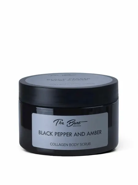The Bunt Коллагеновый гелевый скраб для тела Black Pepper and Amber