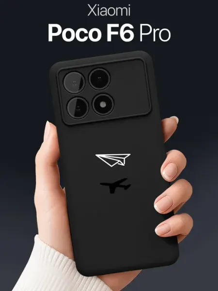 Чехол на Poco F6 Pro с самолетом SCDesign