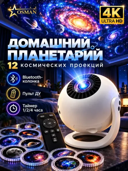 Ночник проектор звездного неба Космос