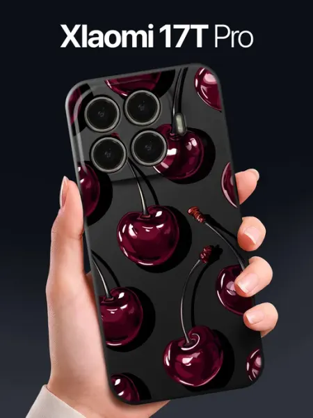 Чехол на Xiaomi 17T Pro с вишнями SCDesign