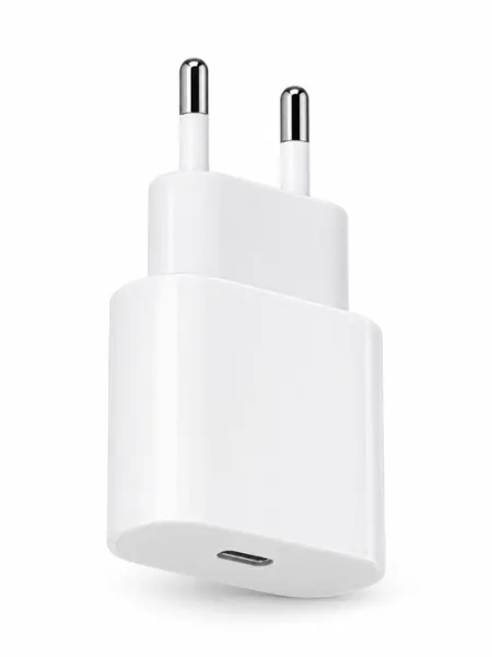 Сетевое зарядное устройство Apple USB-C 20 Вт для iPhone и iPad, белое - Зарядные устройства для аккумуляторов