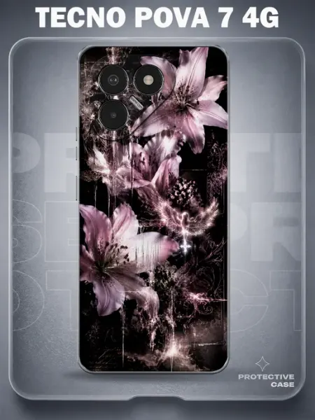 Чехол на Tecno Pova 7 4G с принтом y2k swag pinterest MeowCase