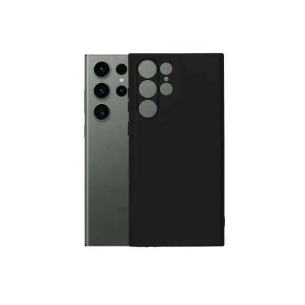 Чехол матовый для Samsung Galaxy S23 Ultra(Самсунг Галакси С23 Ультра), черный