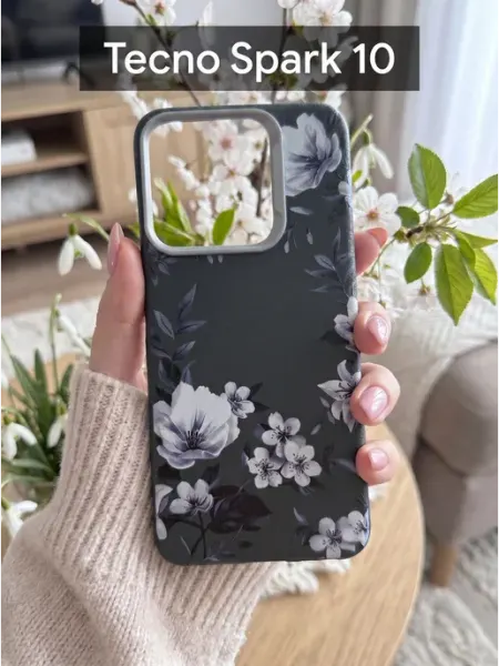 Чехол на Tecno Spark 10 Цветы (5) IdealStore