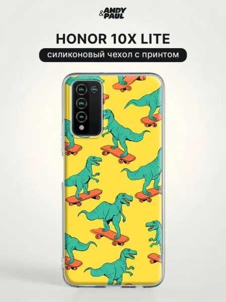 Чехол на Honor 10X Lite смешной Andy&Paul