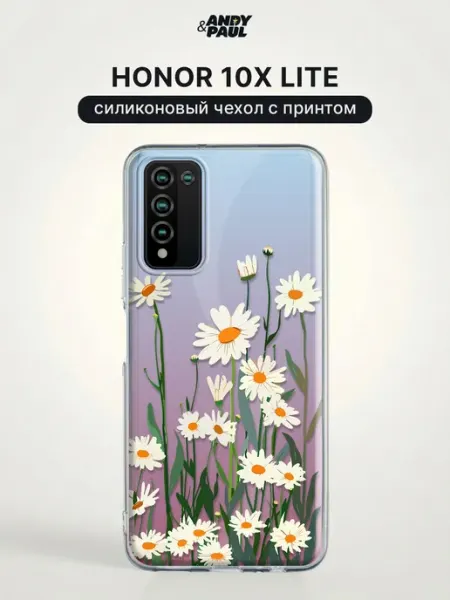 Чехол на Honor 10X Lite с цветочками Andy&Paul