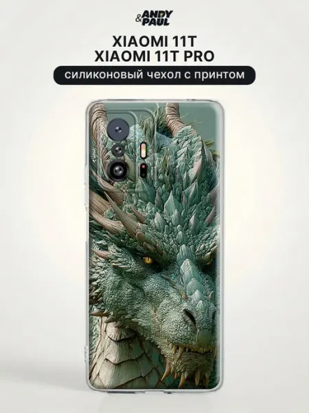 Чехол на Xiaomi 11T Xiaomi 11T Pro с драконом Andy&Paul