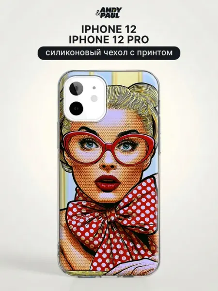 Чехол на iPhone 12 iPhone 12 Pro с бантиками Andy&Paul