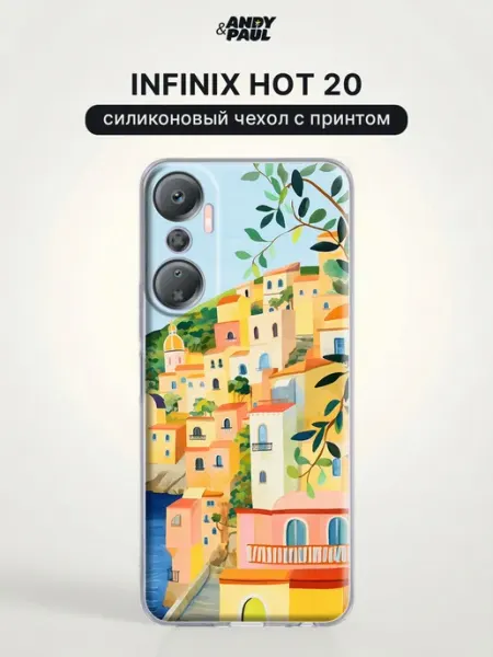 Чехол на Infinix Hot 20 море Andy&Paul