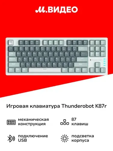 Thunderobot Игровая клавиатура K87R Sage Green (JT00FH000RU)