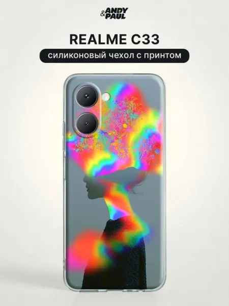 Чехол на Realme C33 необычный Andy&Paul