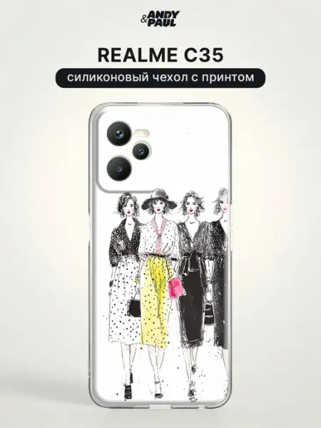 Чехол на Realme C35 pinterest Andy&Paul