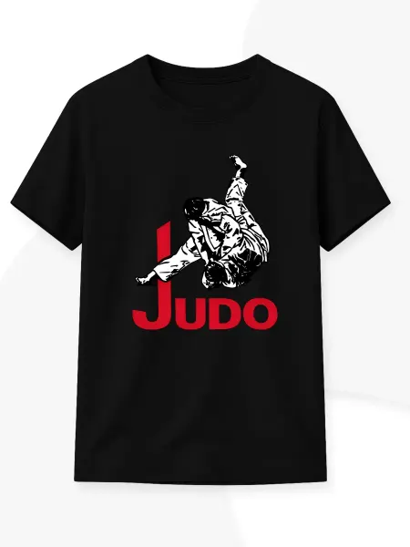 Нет бренда Футболка дзюдо JUDO