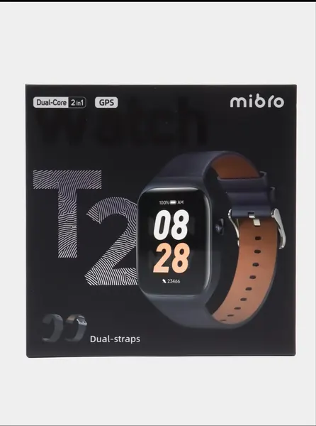 Умные часы Xiaomi Mibro T2 Black: ваш надёжный спутник с AMOLED-экраном в черном цвете