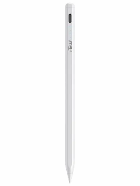 Стилус алюминиевый для iPad Air/ Pro/ Mini/ Универсальный перо Mietubl PC01, белая (поддерживает ios c 2018 года и выше)
