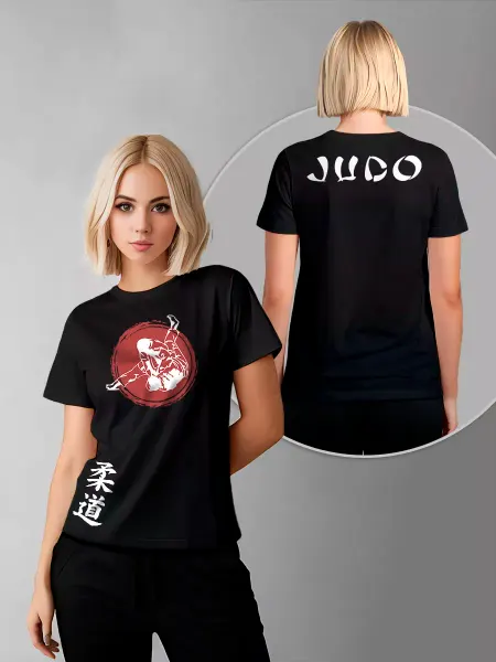 Printech Premium Woman Футболка с принтом Judo Дзюдо