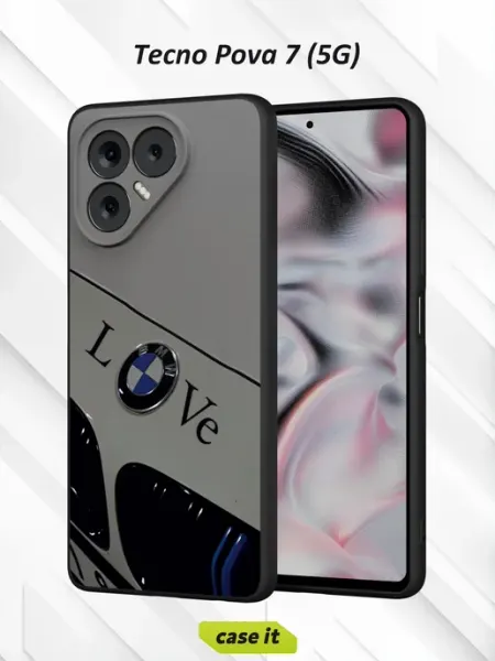 Чехол на Tecno Pova 7с принтом BMW Case it