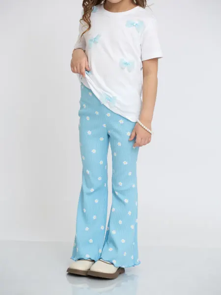 Robik Junior Легинсы клеш брюки повседневные лосины гимнастика школа