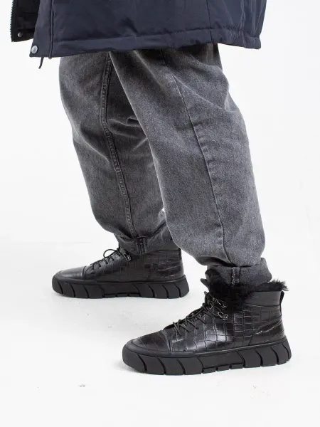 JUST KICKS Ботинки зимние кроссовки с мехом