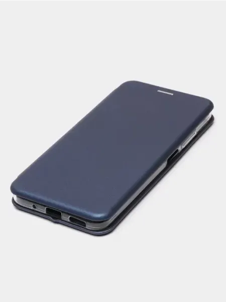 Чехол на Redmi Note 12S синий книжка эко-кожа LitePro