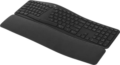 Клавиатура Logitech K860, USB, беспроводная, c подставкой для запястий, с гравировкой
