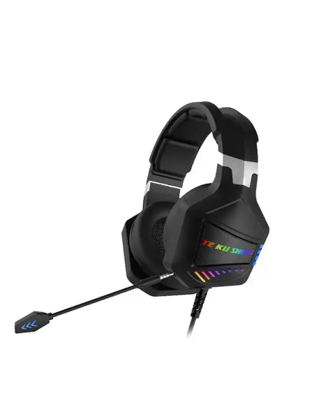 TEKUSHENG Игровые проводные наушники K902 с RGB-подсветкой