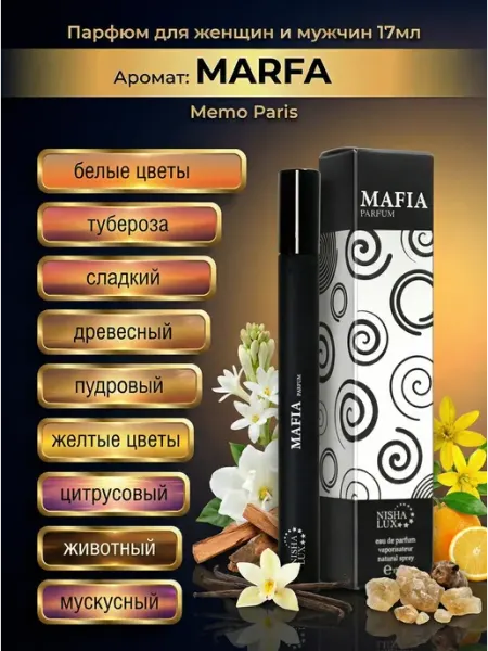 KAIF Парфюмерная вода Nisha Lux Mafia parfum 17 мл