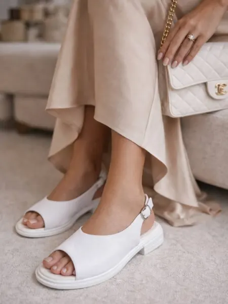 Удобные летние сандалии из натуральной кожи