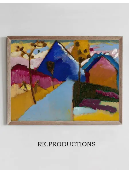 Re.productions Постер Kochel – Straight Street - Wassily Kandinsky