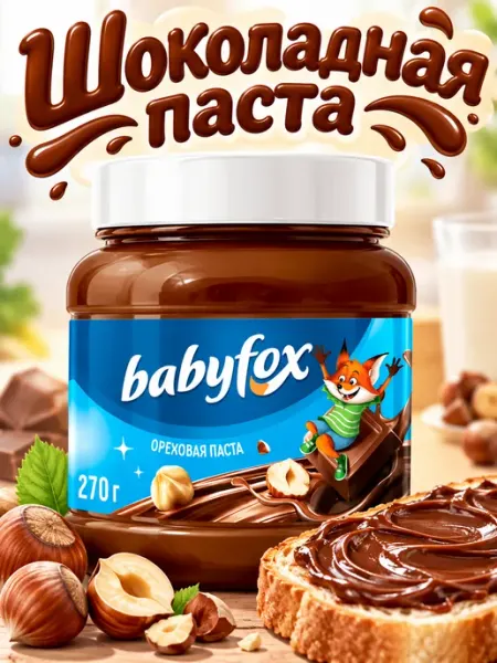 Шоколадная паста Babyfox Яркость вкуса