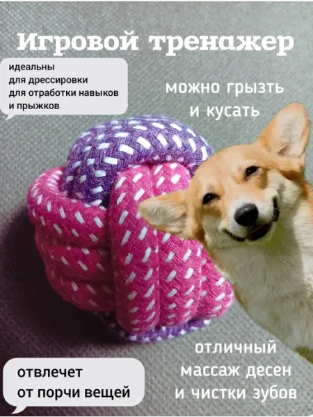 Игрушки для собак- Тренажер мяч Нет бренда
