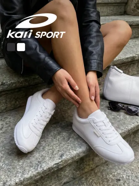 Kari Кроссовки женские летние белые спортивные легкие