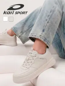 Кеды Kari SPORT женские бежевые на высокой подошве