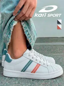 Кеды Kari SPORT женские бежевые на тонкой подошве