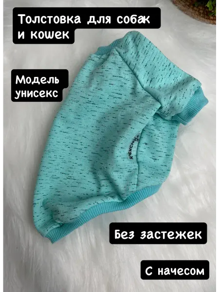 KaSSioPeia_Dog Толстовка из футера для собак и кошек