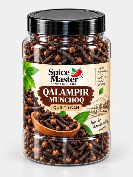Гвоздика целая 200 г — натуральная сушёная специя, приправа Spice Master - Специи