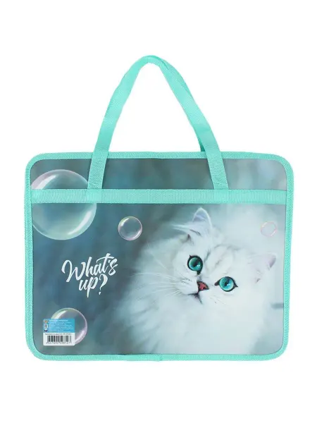 KatsyShop Папка канцелярская с ручками А4 школьная для труда