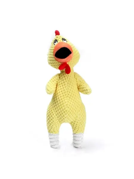 Игрушка для собак и кошек Желтая курочка Alizon
