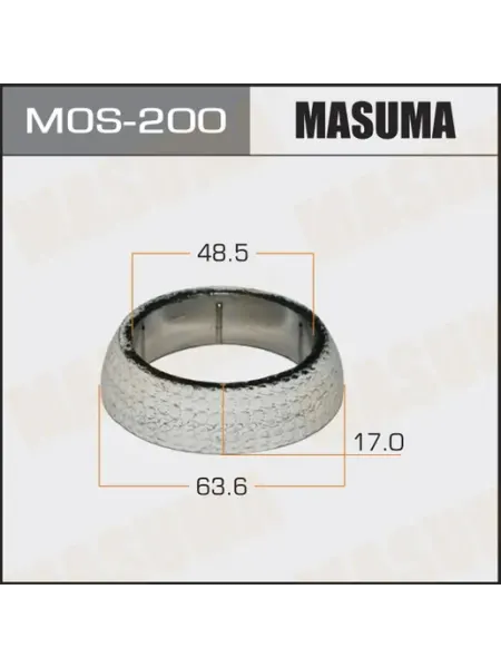 Кольцо глушителя 48.5 x 63.6 x 17 MASUMA