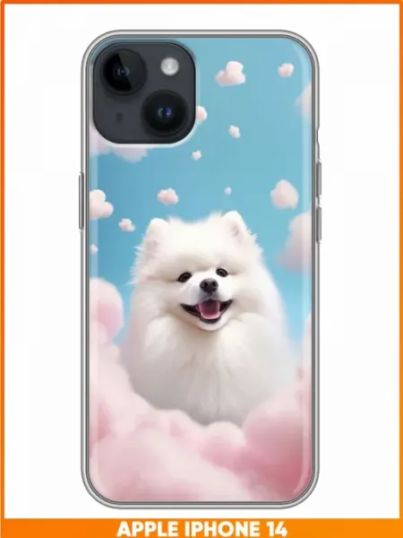 Чехол на Iphone 14 с принтом Собака Case Face