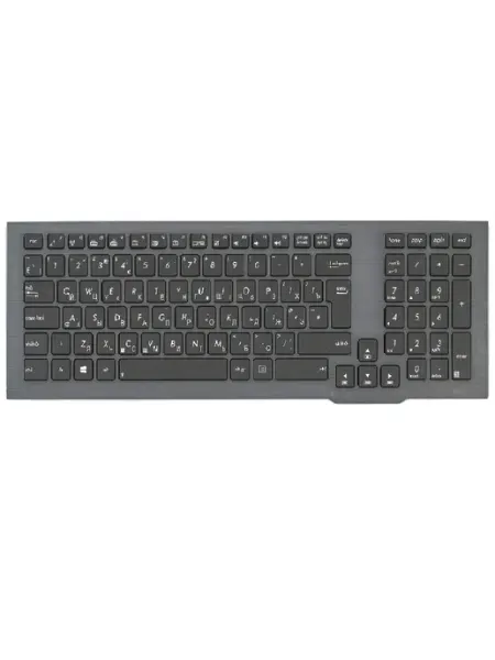 Клавиатура для ноутбука Asus G75V G75VW черная с рамкой Mobparts