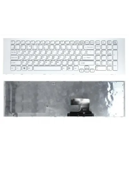 Клавиатура для ноутбука Sony VPC-EJ VPCEJ белая Mobparts