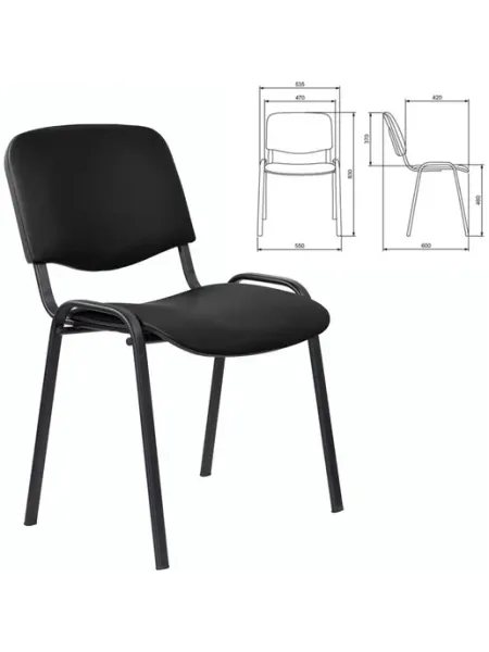 Стул Iso Lite CF-008, кожзам, 120 кг, металл STAFF