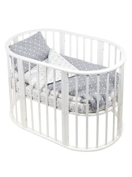Lemony KIDS Постельное белье в овальную кроватку для новорожденных