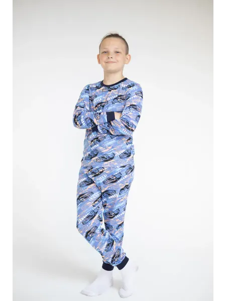 MEMO Kids Пижама детская трикотажная со штанами из хлопка