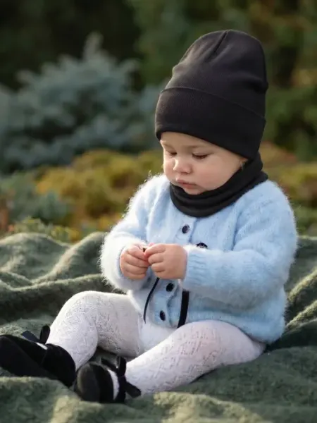 MEVIAR Kids Комплект шапка для новорожденного малыша со снудом