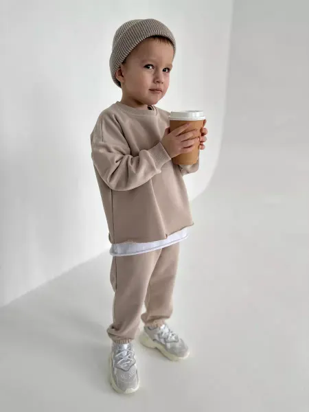 MRK.kids Спортивный костюм оверсайз для девочки и мальчика без начеса