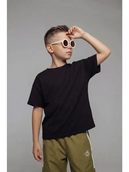 Negrey Kids Футболка оверсайз детская однотонная