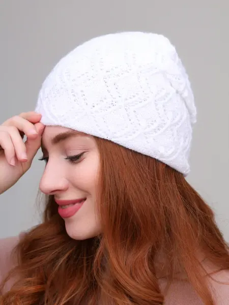 Шапка ажурная Brilliant textile