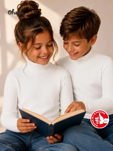 Ohana kids Водолазка детская для девочки для мальчика